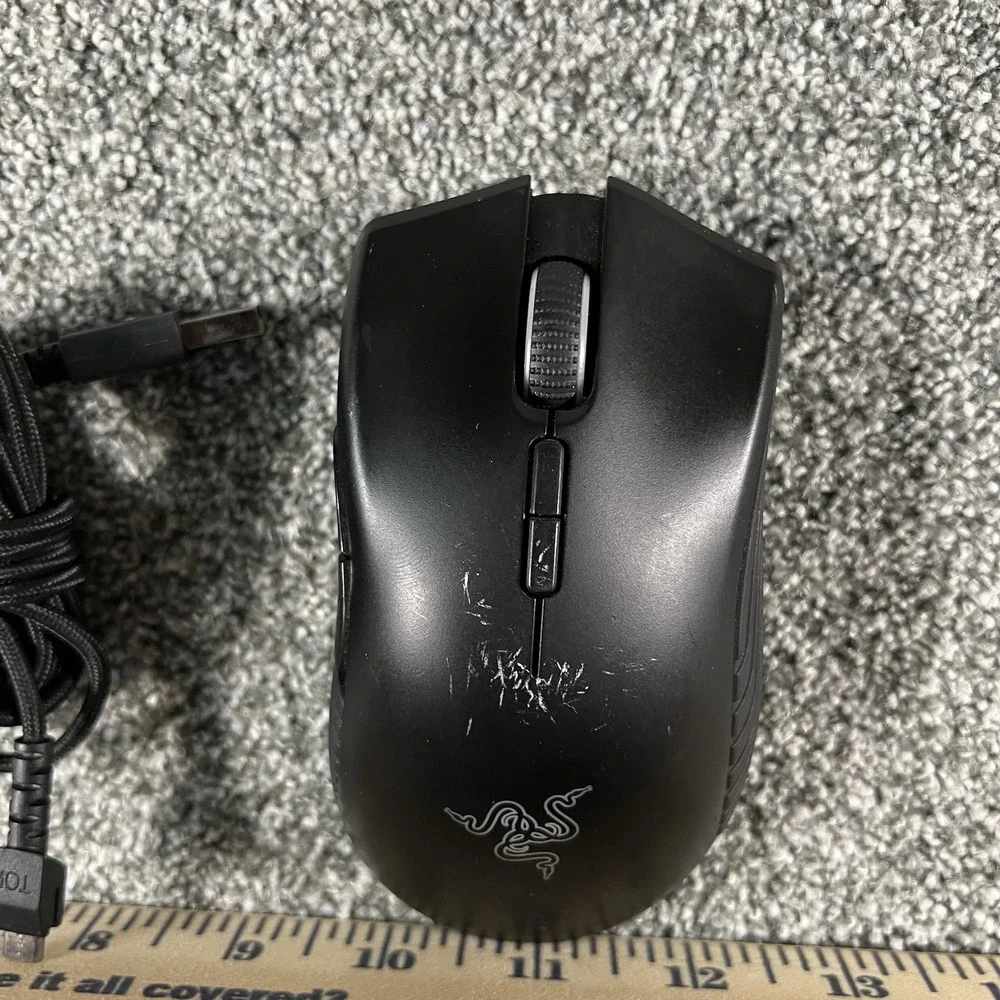 Razer Mamba Wireless Gaming Mouse 16,000 DPI RC30-027101 Black Tested USB